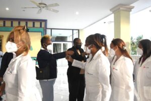 Cuban nurses hired by Bahamian government.